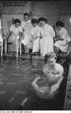 Wermsdorf, Schloß Hubertusburg, Krankenhaus, August 1955