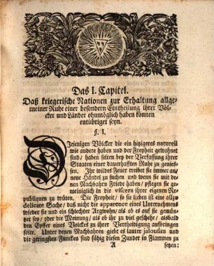 Bericht Von der Wahren Gelegenheit Und dem Rechten Uhrsprung Derer Reichs-Kreyse : Aus Richtigen Zeugnissen und Documenten deduciret