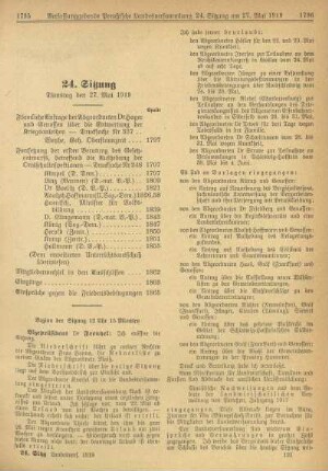 24. Sitzung, Dienstag den 27. Mai 1919
