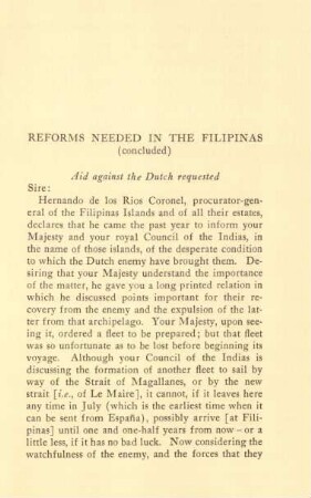 Reforms needed in the Filipinas