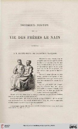 19: Documents positifs sur la vie des frères Le Nain