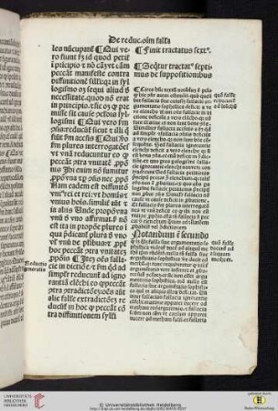 Tractatus septimus