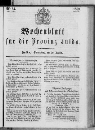 Nr. 34, Ausgabe 20. August 1859