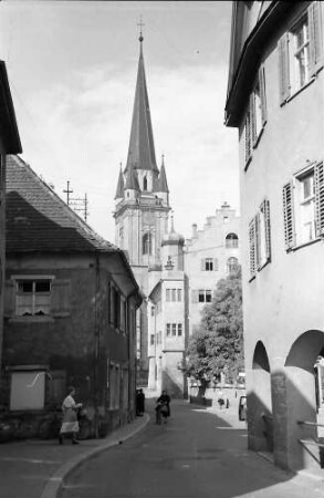Radolfzell: Obertorstraße mit Münster
