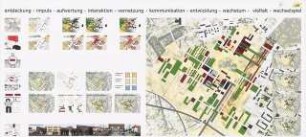 Einen Park des Lebens schaffen - Berlin-Buch Schinkelwettbewerb 2003: Schematische Lagepläne