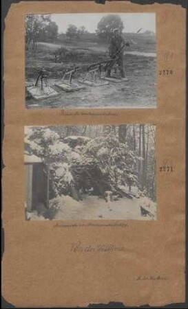 Minenwerfer am Hartmannsweilerkopf