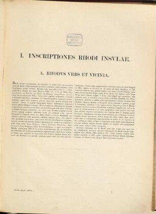 Inscriptiones Graecae, 12,1. Inscriptiones insularum maris Aegaei praeter Delum ; Inscriptiones Rhodi, Chalces, Carpathi cum Saro Casi