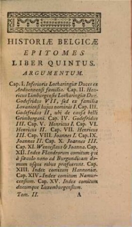Joannis Des Roches Epitomes Historiae Belgicae : Libri Septem, In usum Scholarum Belgicae, 2