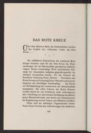 120-134, Das Rote Kreuz