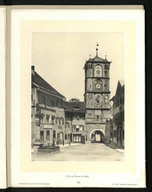 Partie aus Wangen im Allgäu. Ansicht.
