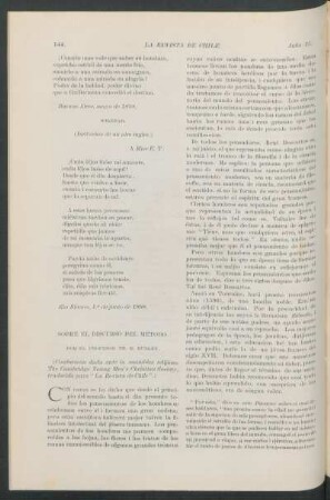 Sobre el discurso del método - (traducción)