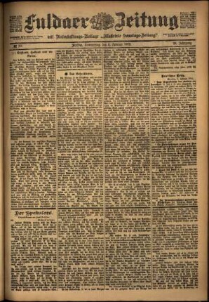 Ausgabe vom Donnerstag, den 06. Februar 1902.