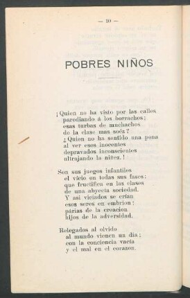 Pobres niños