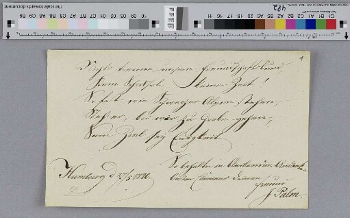 Stammbuch des Clemens Theodor Perthes (1820-1828)