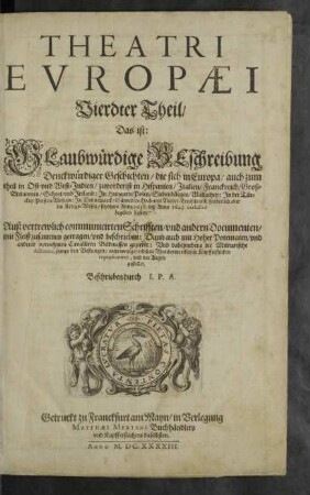 4: ... Anno 1638. biß 1643. ...