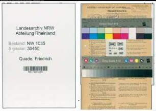 Entnazifizierung Friedrich Quade , geb. 14.03.1886 (Steiger)