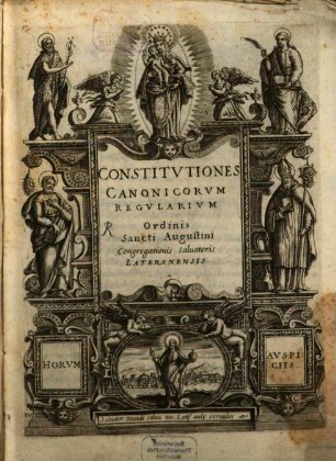 Constitutiones Canonicorum Regularium Ord. S. Augustini