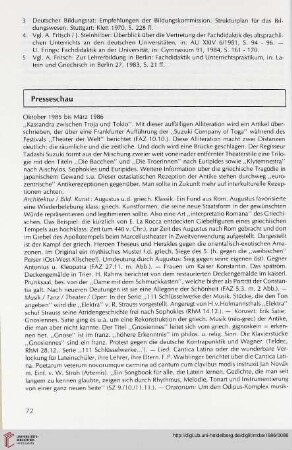 Presseschau