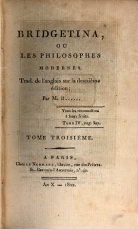 Bridgetina, ou les philosophes modernes, 3