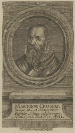 Bildnis des Martinus Crusius