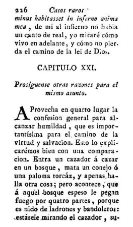 Capitulo XXI. Prosíguense otras razones para el mismo asunto.
