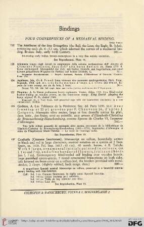 Bindings (No. 122 - 134)