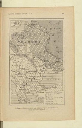 L'Europe orientale et les modifications territoriales au dixhuitième siècle