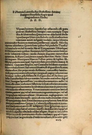 Herodoti Halicarnassei Thvrii Histori[a]e parentis memoratissimi Noue[m] Mus[a]e