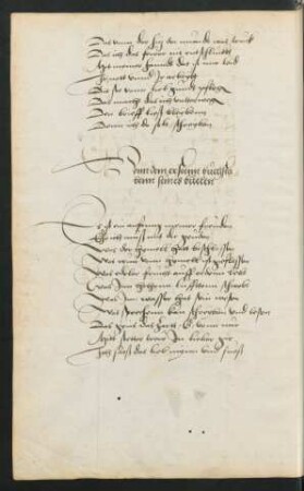 Der erste Buchstabe der Geliebten