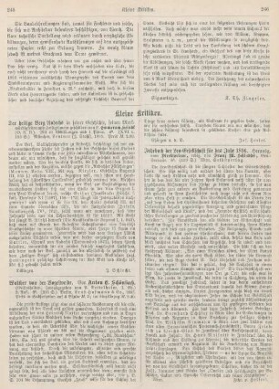 245-248 Kleine Kritiken