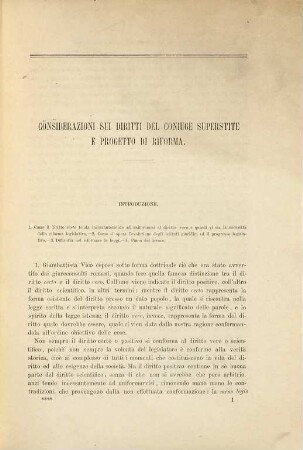 I diritti del conjuge superstite, IV