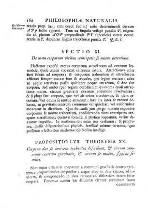 Sectio XI. De motu corporum viribus centripetis se mutuo petentium.