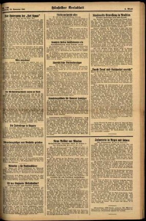 Zweite Ausgabe vom Mittwoch, den 19. November 1941.