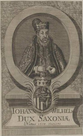 Bildnis des Iohann Wilhelm, Herzog von Sachsen