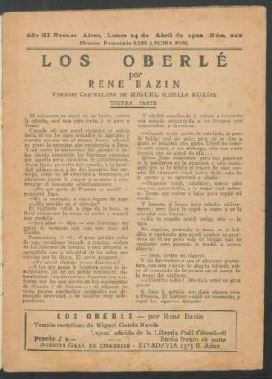 [VI - En la frontera - Continuación]