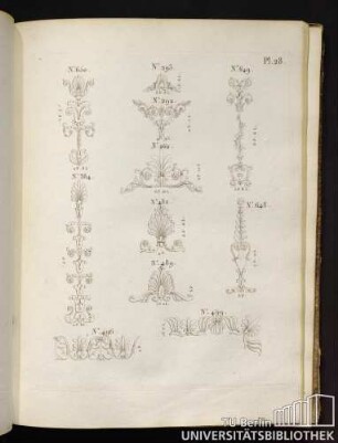 Pl. 28. No. 650, No. 293, No. 649, No. 292, No. 262, No. 384, No. 482, No. 648, No. 489, No. 496, No. 499.