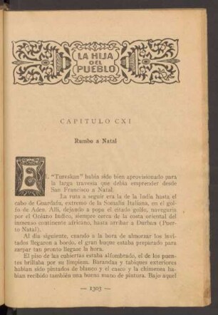 Capítulo CXI - Rumbo a Natal
