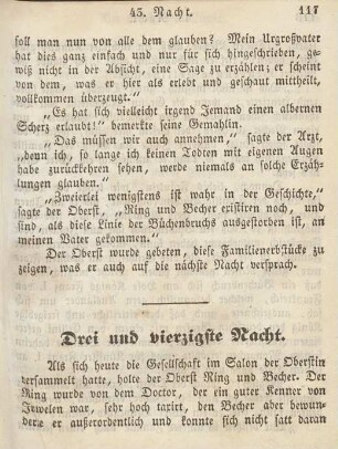 Drei und vierzigste Nacht
