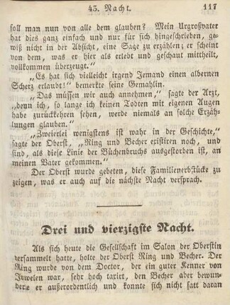 Drei und vierzigste Nacht