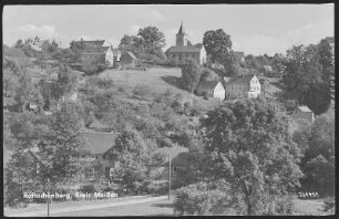 Rothschönberg. Blick nach der Kirche