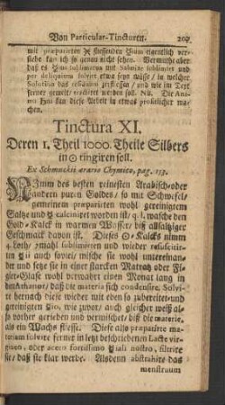 Tinctura XI.