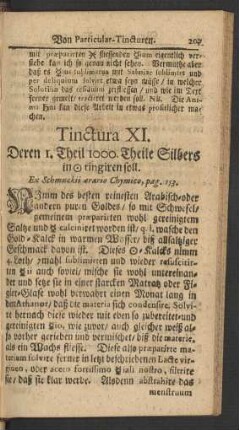 Tinctura XI.