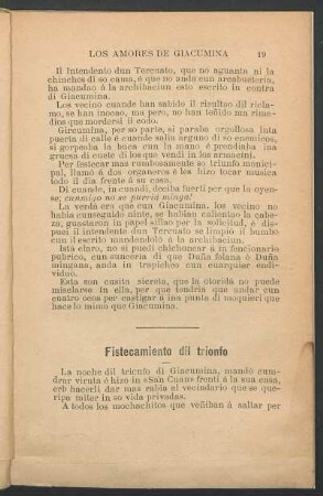 Fistecamiento dil trionfo