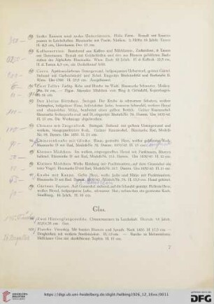 Glas (Nr. 99-107a)