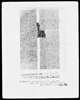 Biblia sacra mit einem altlateinischen Judith-Text — Initiale H(ec sunt verba), Folio 35recto