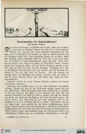 28: Parlamentäre der Unbewaffneten?