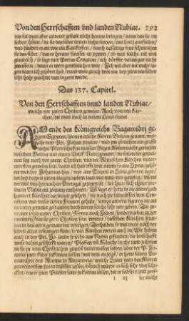 Das 137. Capitel. Von den Herrschafften unnd landen Nubiae/ ...