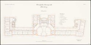 Amtsgericht, Berlin-Schöneberg: Grundriss 1. Obergeschoss 1:100