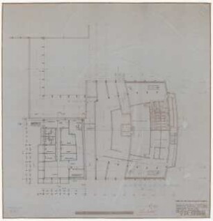 Technische Universität Berlin Elektrotechnische Institute, 2. Bauabschnitt: Kellergeschoss 1:100