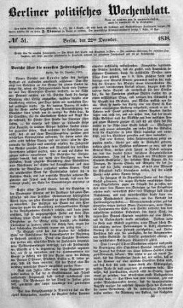 No 51, 22. December 1838